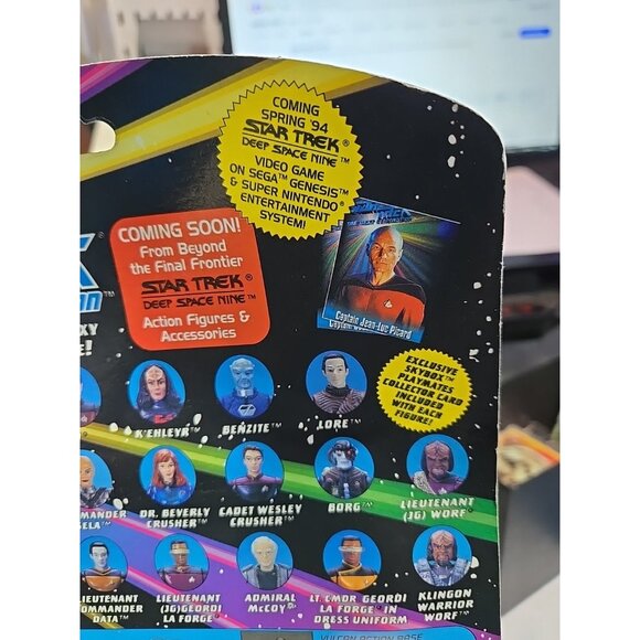 Star Trek The Next Generation Ambassador Spock Action Figure Playmates 1993 - Picture 3 of 6